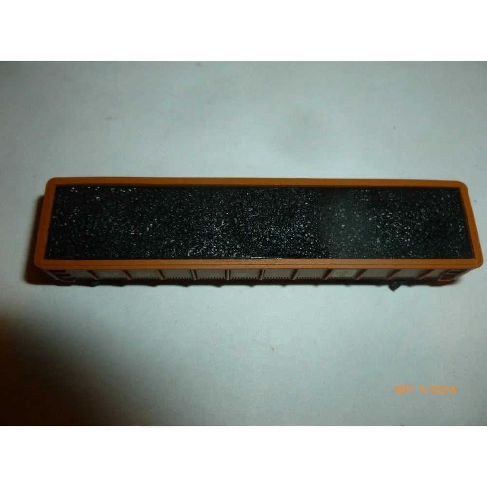 Vintage Santa Fe AT SF Brown Gondola Train Car with Coal Load for Parts Repair